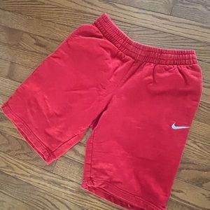 Nike Red Shorts with pockets